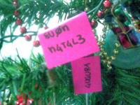 Dettaglio tecno-albero di Natale
